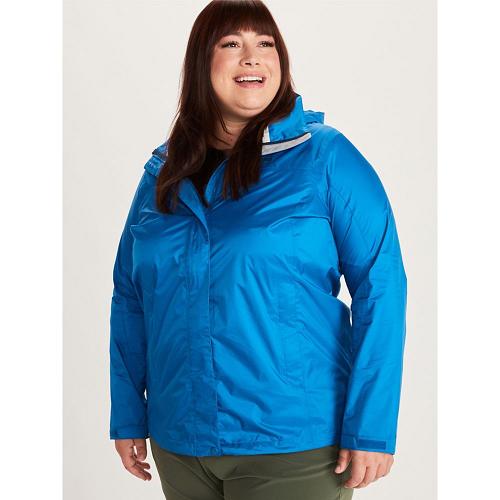 Marmot PreCip Eco Jackets - Womens Rain Jacket Dark Blue CA6581409 Canada